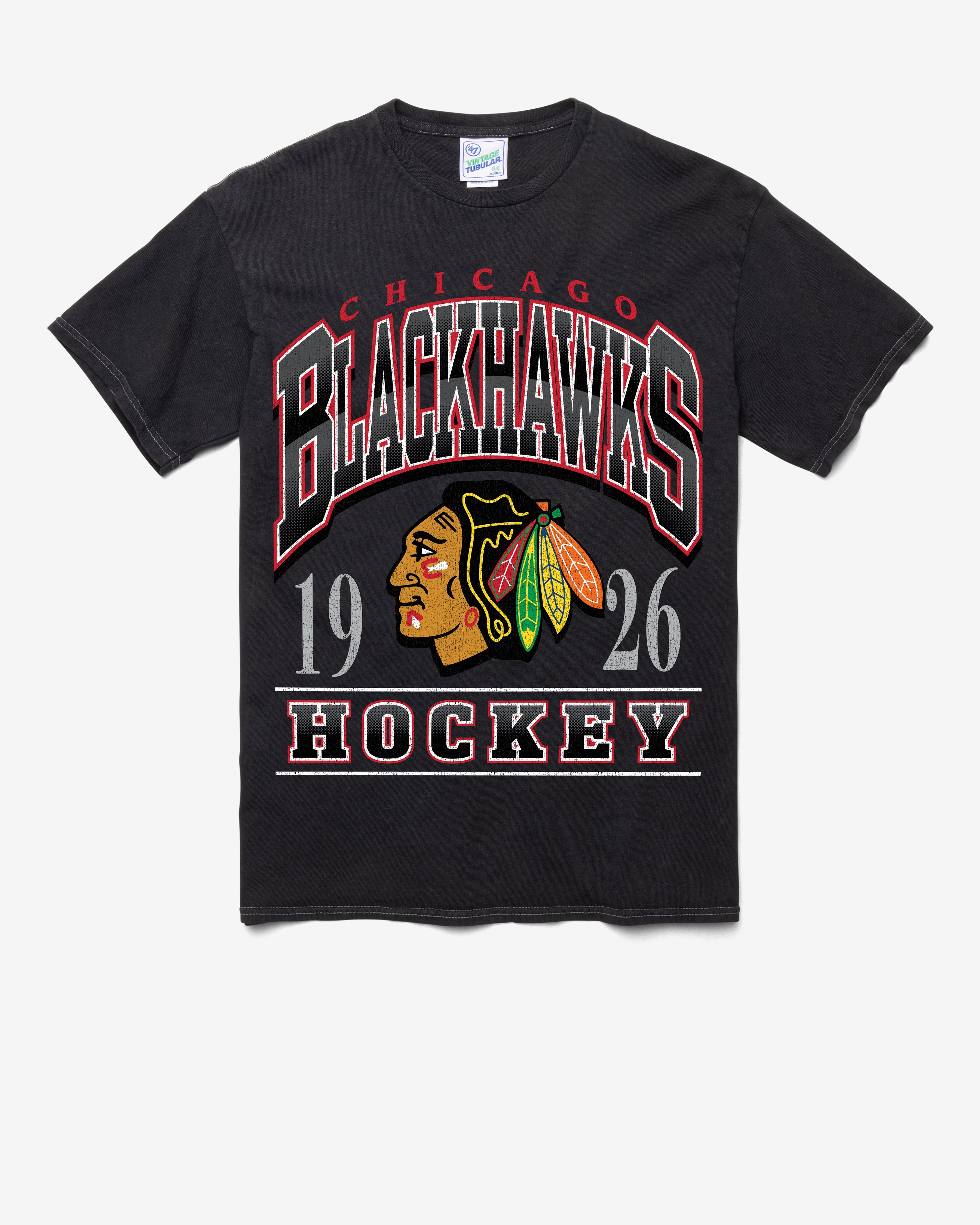 CHICAGO BLACKHAWKS LOCKER VINTAGE '47 TUBULAR TEE