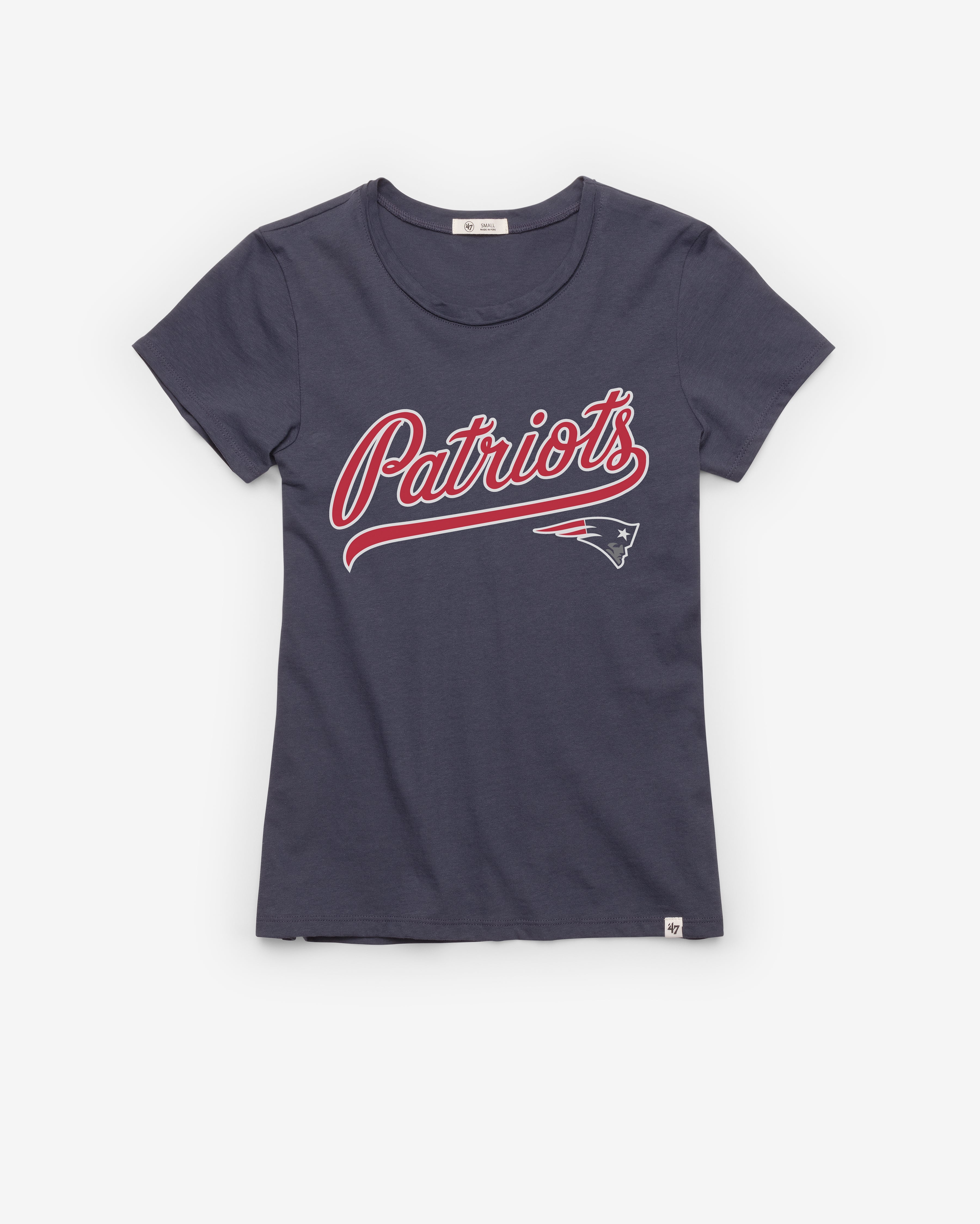 NEW ENGLAND PATRIOTS TAIL SWEEP '47 FRANKIE TEE WOMENS