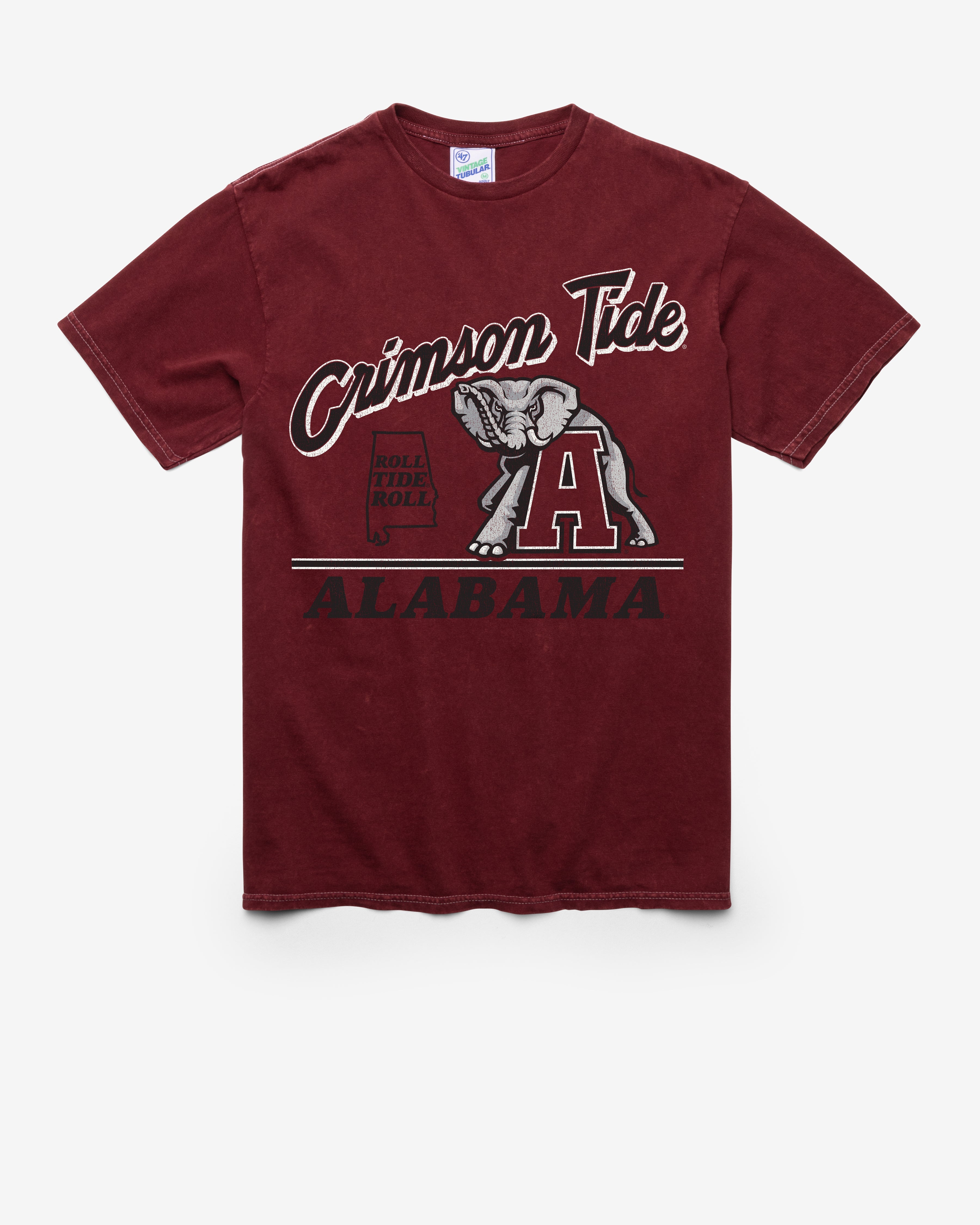 ALABAMA CRIMSON TIDE FLY BY VINTAGE '47 TUBULAR TEE