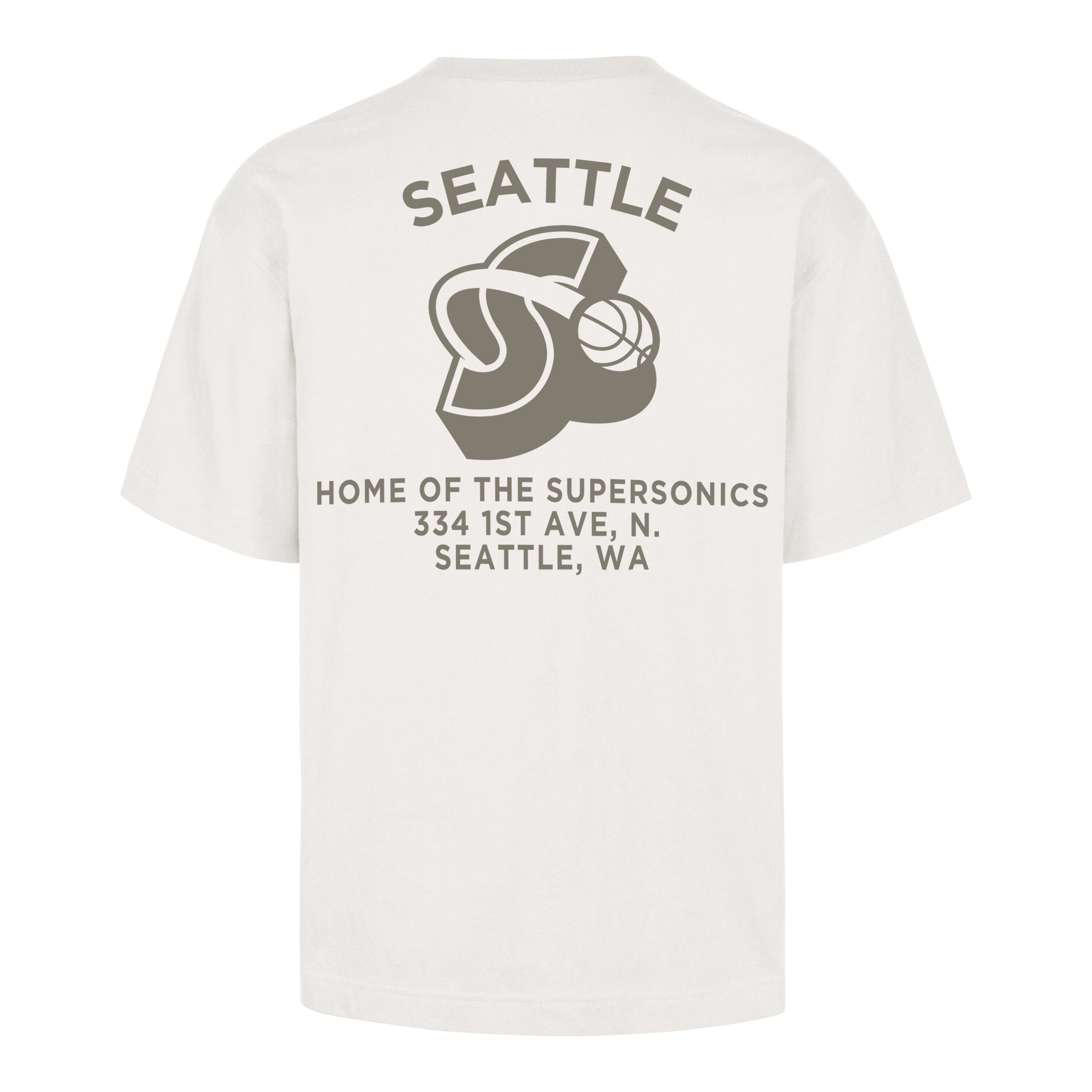 SEATTLE SUPERSONICS TO ARCH OVER '47 FOUNDATION TEE
