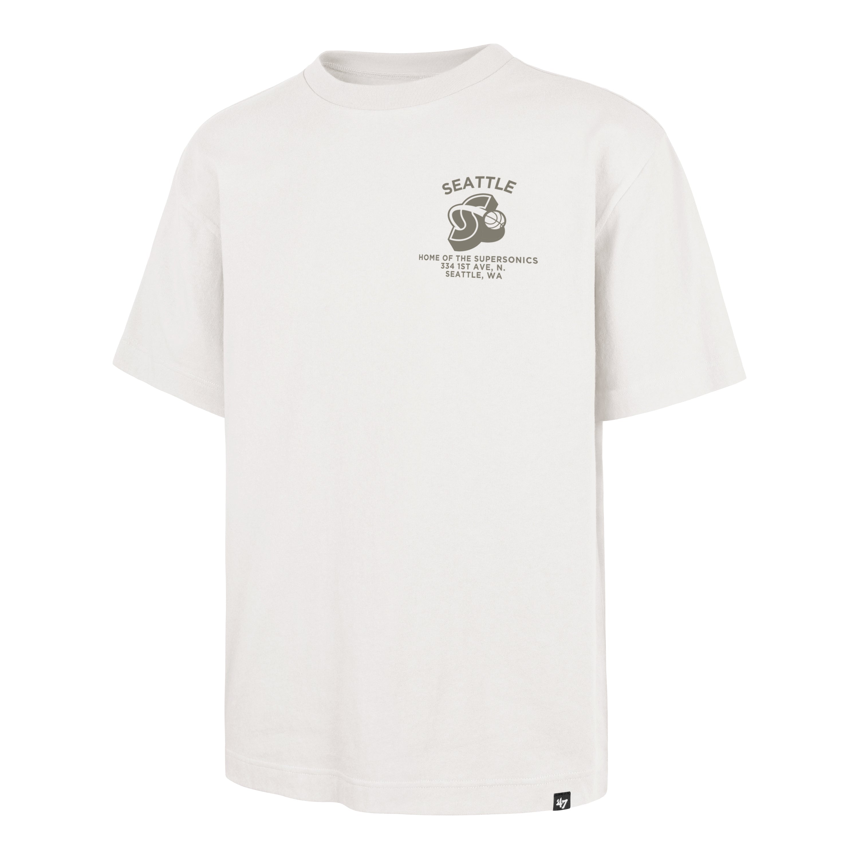 SEATTLE SUPERSONICS TO ARCH OVER '47 FOUNDATION TEE