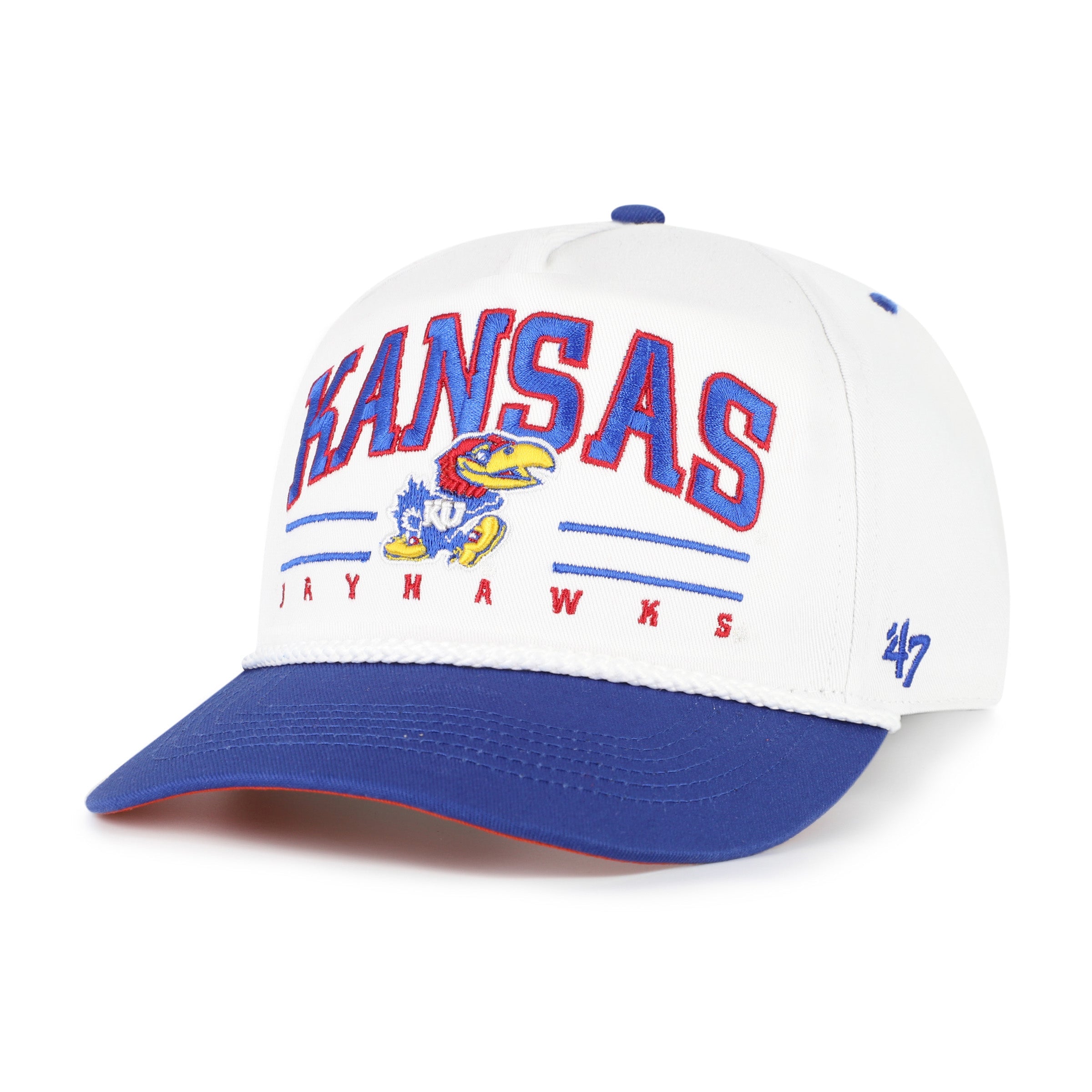 KANSAS JAYHAWKS ROSCOE ROPE TWO TONE '47 HITCH