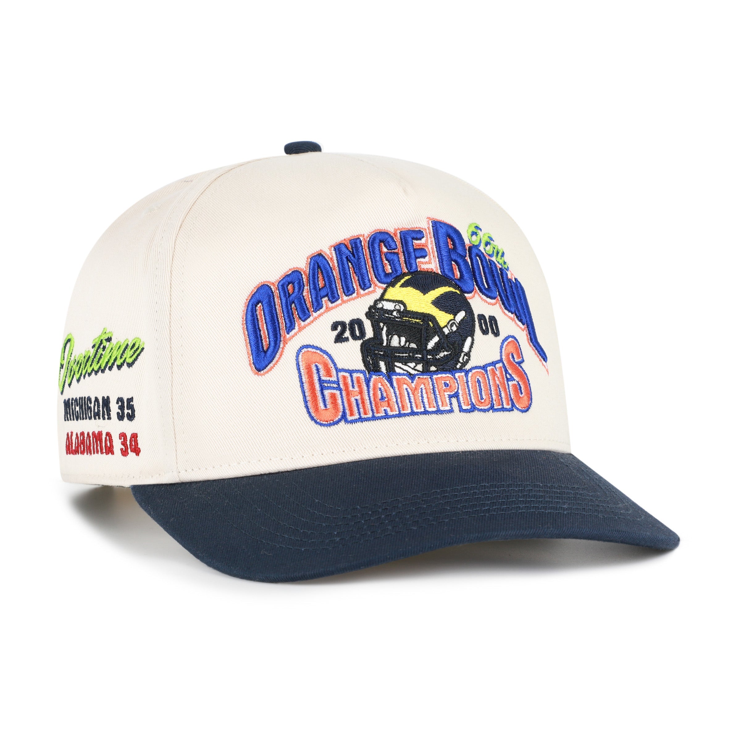 MICHIGAN WOLVERINES ORANGE BOWL PAST CHAMPS '47 HITCH