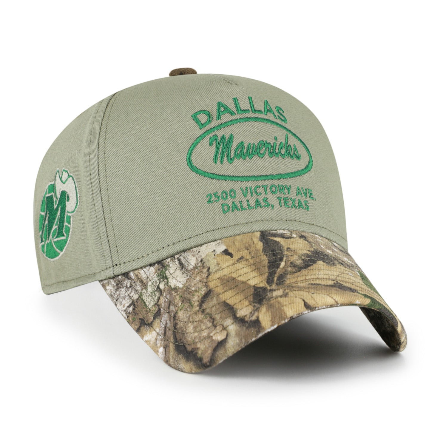 DALLAS MAVERICKS REALTREE OVAL PATCH '47 MVP