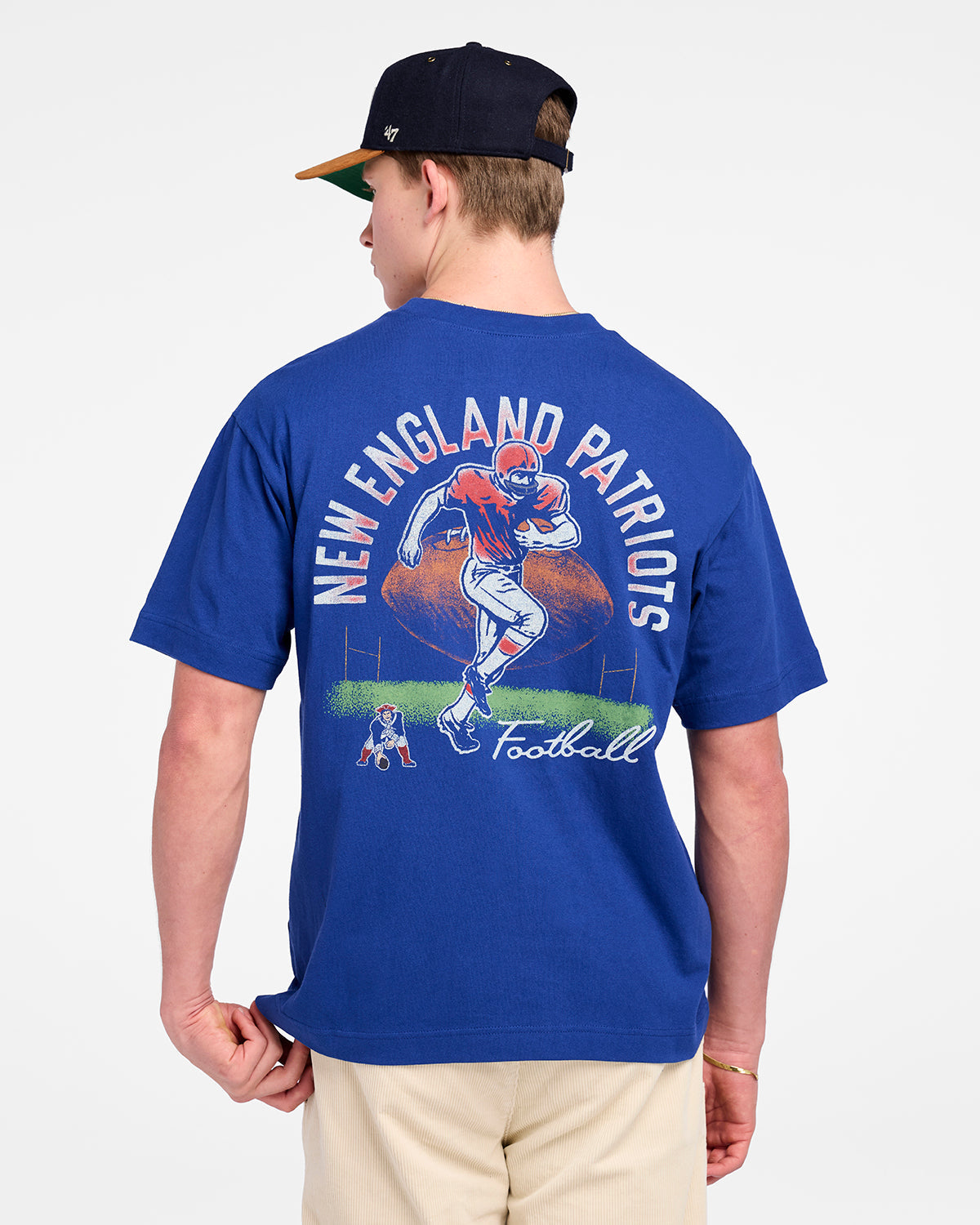 NEW ENGLAND PATRIOTS HISTORIC GAME ON '47 FOUNDATION TEE