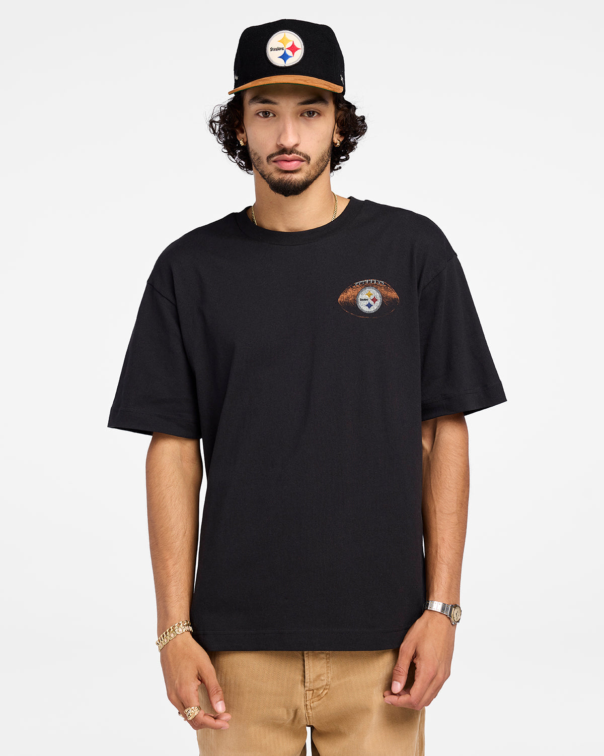 PITTSBURGH STEELERS GAME ON '47 FOUNDATION TEE