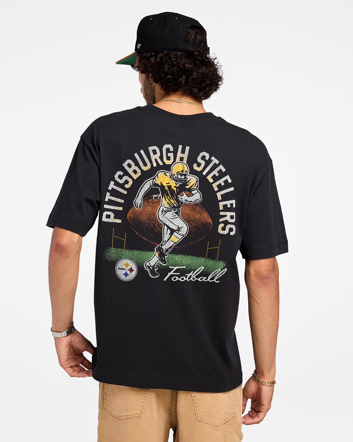 PITTSBURGH STEELERS GAME ON '47 FOUNDATION TEE