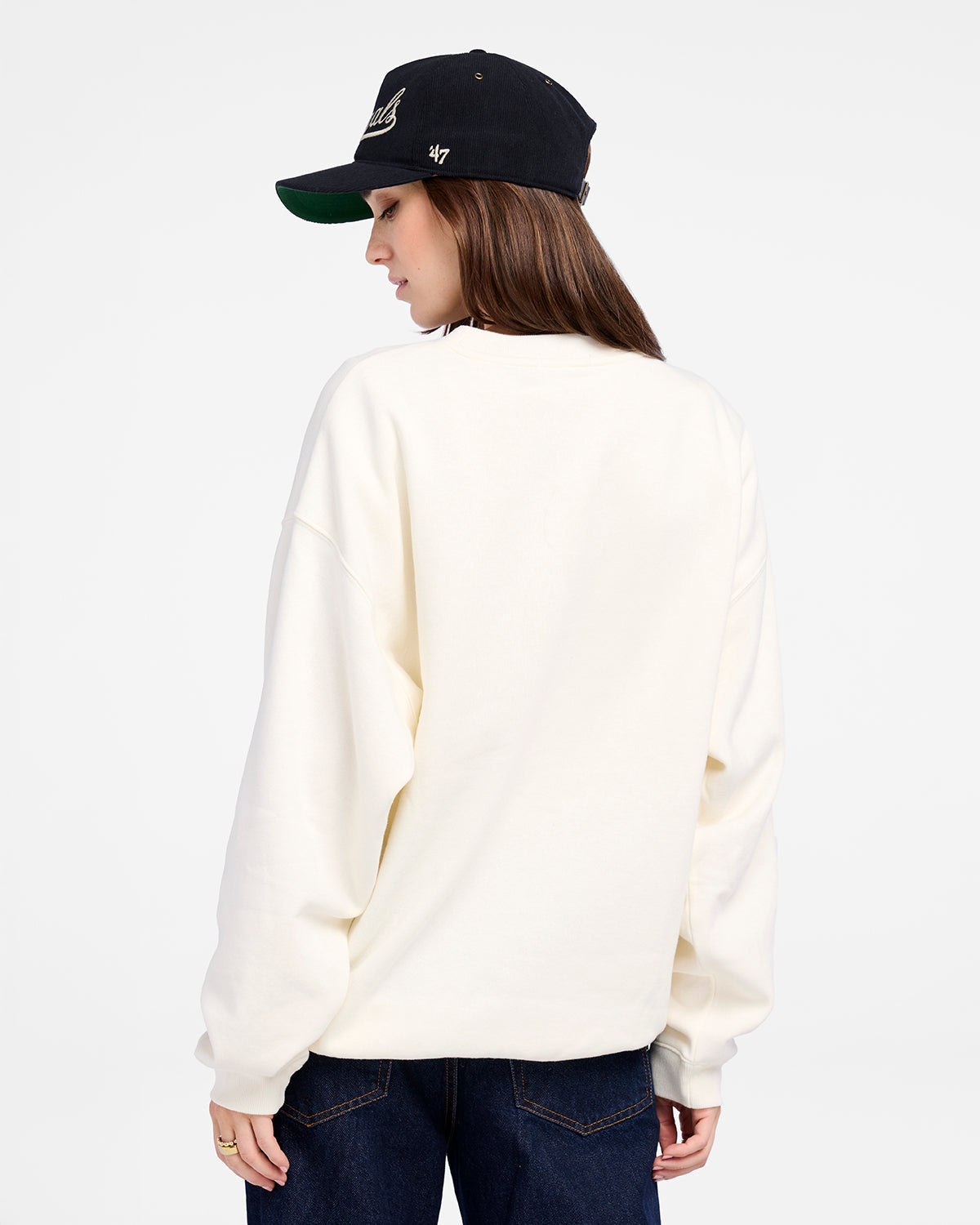 CINCINNATI BENGALS HISTORIC ARCH CLOUD '47 OVERSIZED CREW WOMENS