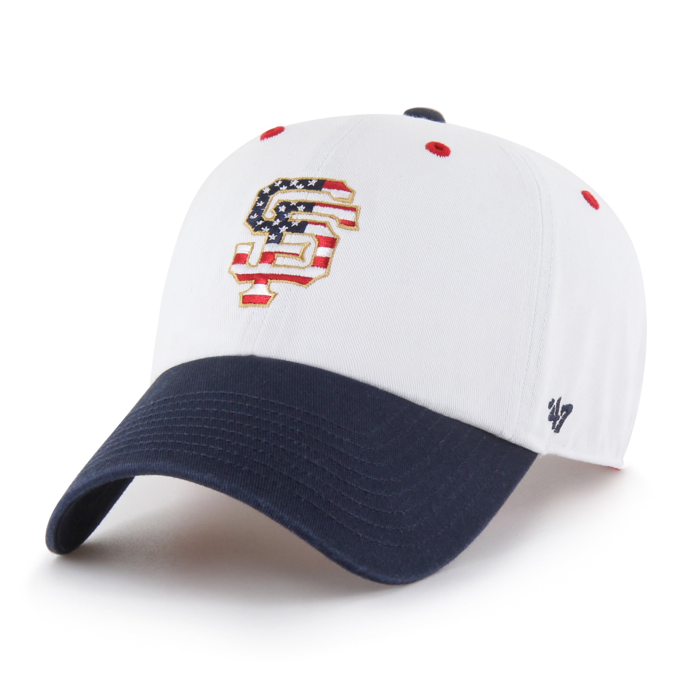 SAN FRANCISCO GIANTS PATRIOTIC FLAG FILL '47 CLEAN UP
